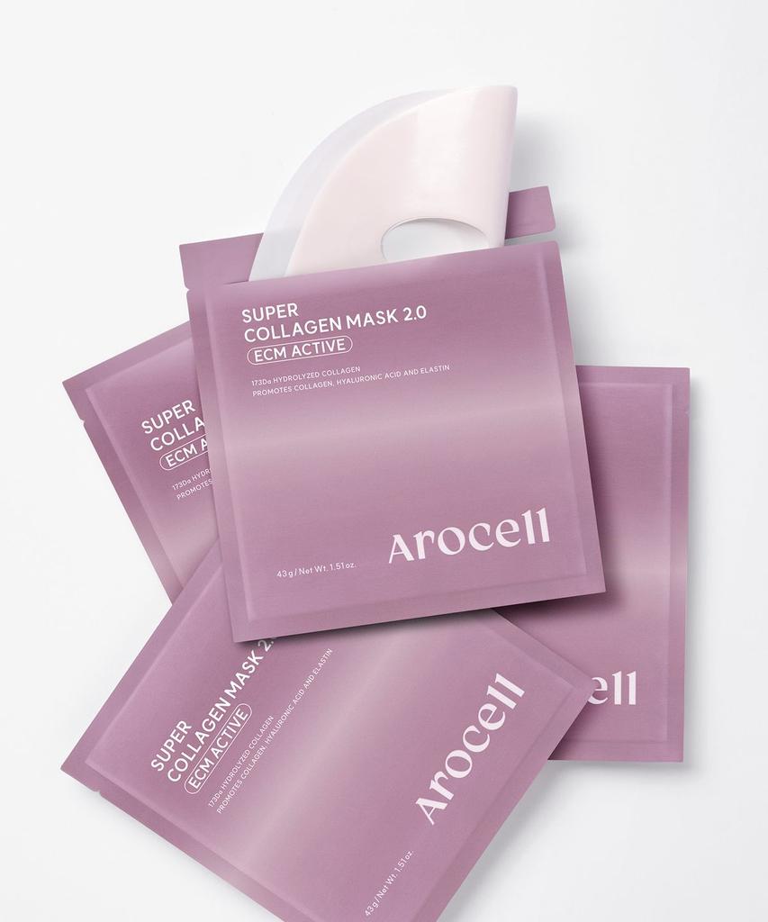 [4 Sheets] Super Collagen Mask 2.0 ECM ACTIVE