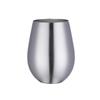 New Stainless Steel Wine Cup With Straw Single Layer Metal Drinking Mug Multifunction 500Ml Big Belly Cup Outdoor Drinkware