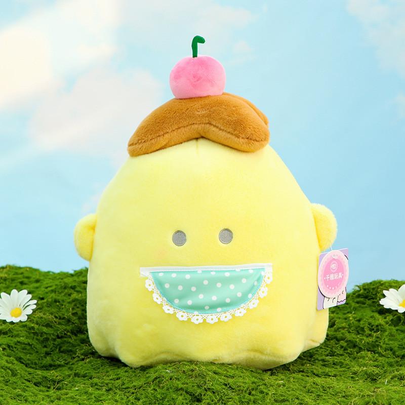 Obakenu Plush Toys Pudding Unicorn Rabbit Characters Pillow Bedroom Decoration