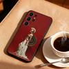 F-Female K-Knight Phone Case For Samsung S26,S25,24,23,22,30,21,10,9,Ultra,Plus,Lite,Black Soft Case