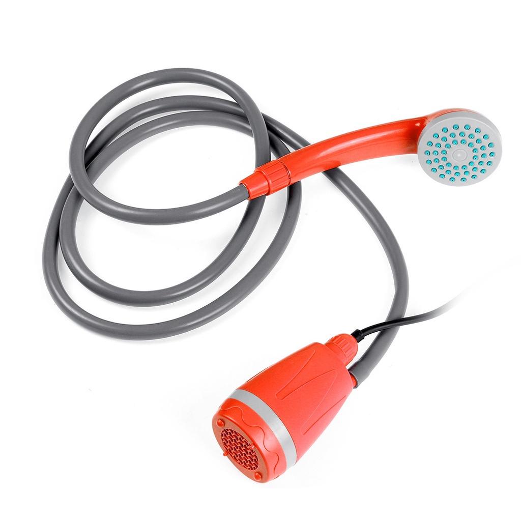 

12V Улучшенный Портативный Кемпинговый Душ Электрический Наружный Душевой Набор Для Путешествий Мойки Автомобиля Пешего Туризма Цветущие Растения Новый красный