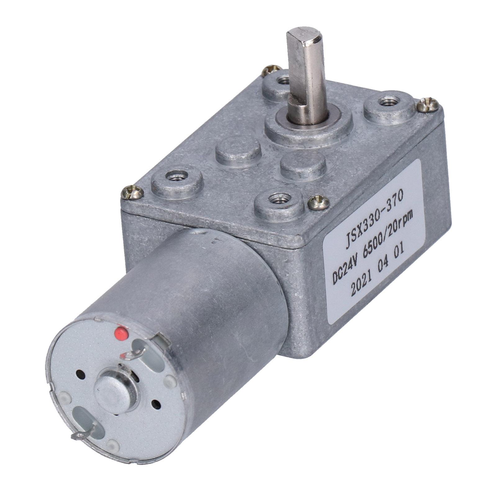 

Турбінний черв ячний двигун Турбо редуктор Редукційний вал Обладнання 20 об/хв DC24V JSX330370