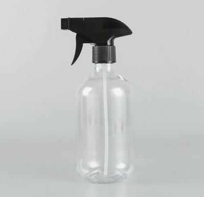 500ml Boston Bottle Spray Bottle with Adjustable Nozzle Plastic Trigger Sprayer for Cleaning Gardening and Household Use