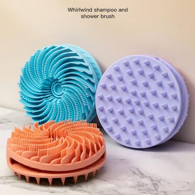 Double-sided Body Shampoo Brush Massage Bath Brush Durable Soft Bristle Shower Brush Mud Removal