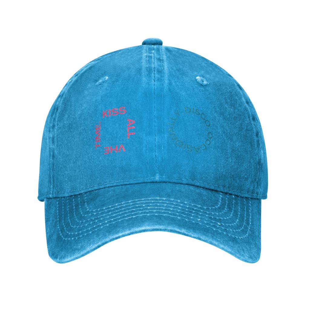 Harryed Stylesed Kiss All The Time Disco Occasionally Print Cap Men Women Trucker Hat Causal Headwear Baseball Cap Adjustable
