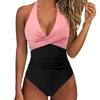 One Piece Swimsuit Women Backless Swimwear Leopard Print Swimsuit Floral Lace Up Bikini Summer 2025 Holiday Beachwear New