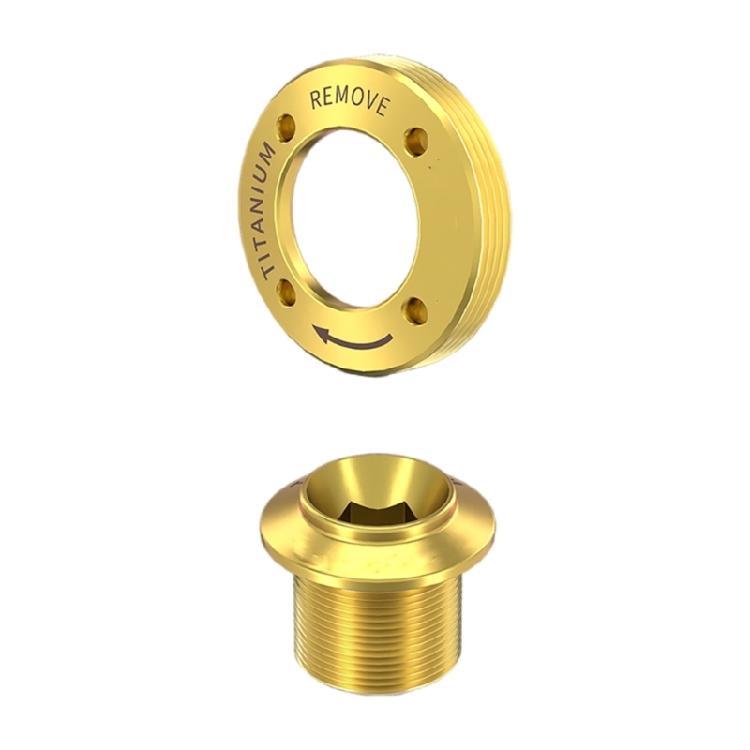 Bicycles Accessories Crank Arm Bolts Alloy Cycling Crank Caps Nut Screw Bike Crank Cover Screw Wheel Bolts Wheel Nut золотой