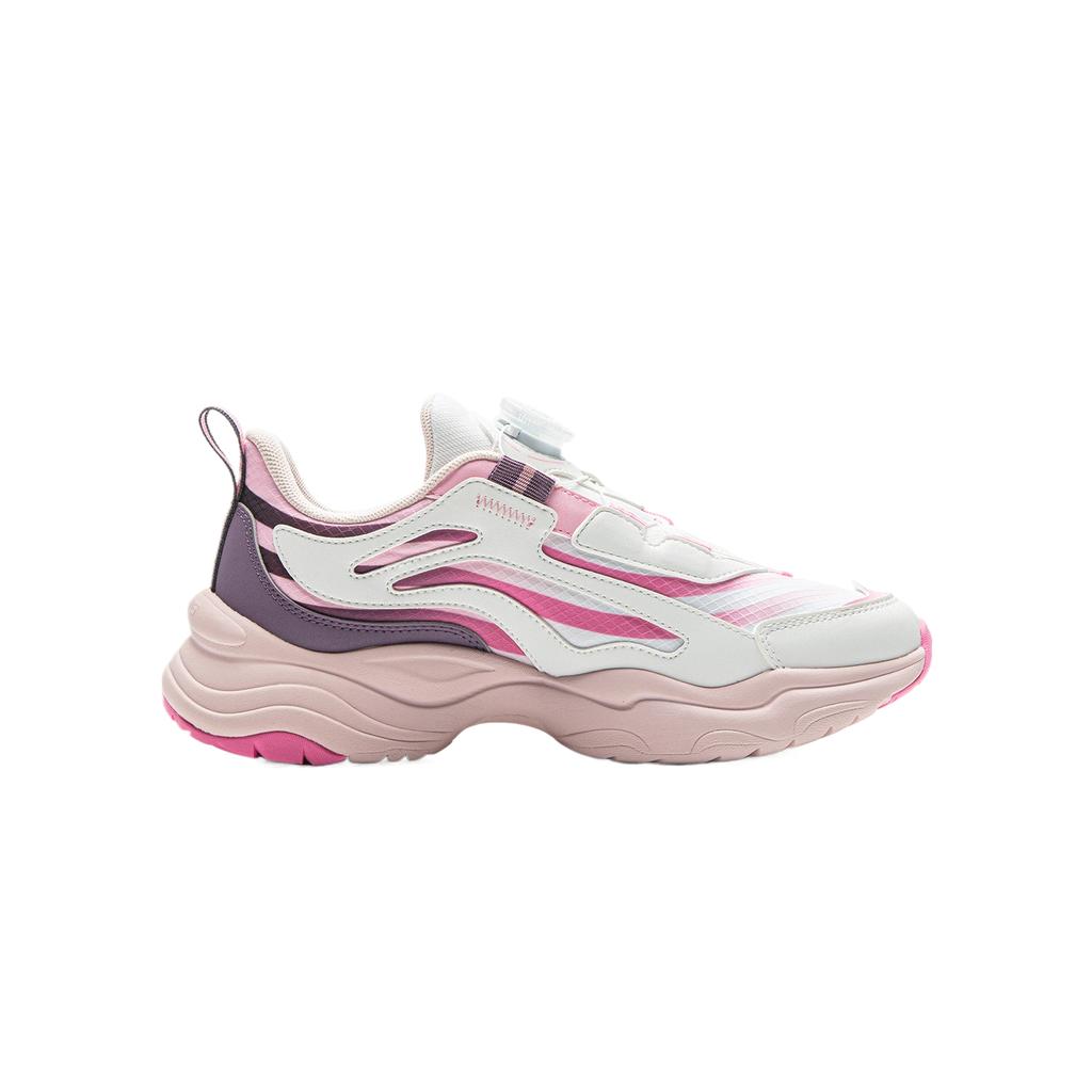 Li Ning Kids Sports Lifestyle Series Synthetic Leather Fabric Fashion Classic Versatile Comfortable Casual Shoes Kids Casual Shoes YKCV202-14