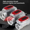 High Precision Digital Display Turbine Flow Meter Fuel Flowmeter Measuring Diesel Kerosenes Gasolines Water Methanol 1/1.5/2inch