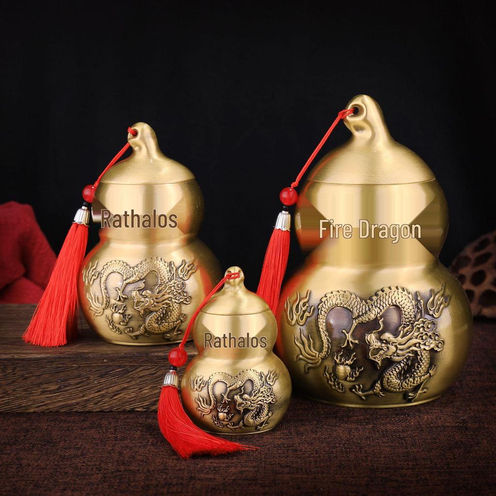 Gedrukt Brandwerend Draak Kalebas Fles Ornament voor Keuken Noordwestelijke Hoek