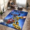 Custom Personalization Optimus Prime & Bumblebee Area Rug - Perfect For Kitchen, Bathroom,Laundry Room Decor Large Size Available,Gift All Seasons