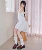 Zero Planet Genti Off-Shoulder Dress [White]