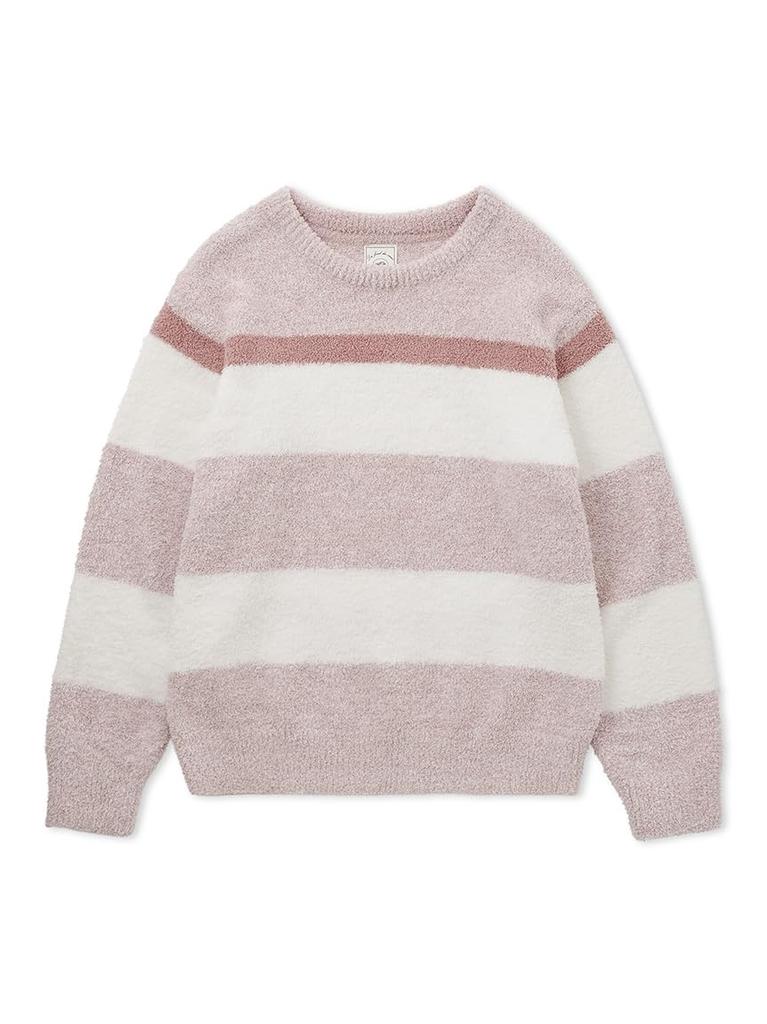 Gelato Pique Powder Melange Border Pullover PWNT245038PNKF