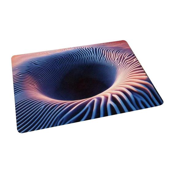 Fußmatte 3D Optische Illusion Muster Staubentfernung Rutschfest Türmatte Farbverblassend Antistatisch Eingangsmatte Reinigungsmatte