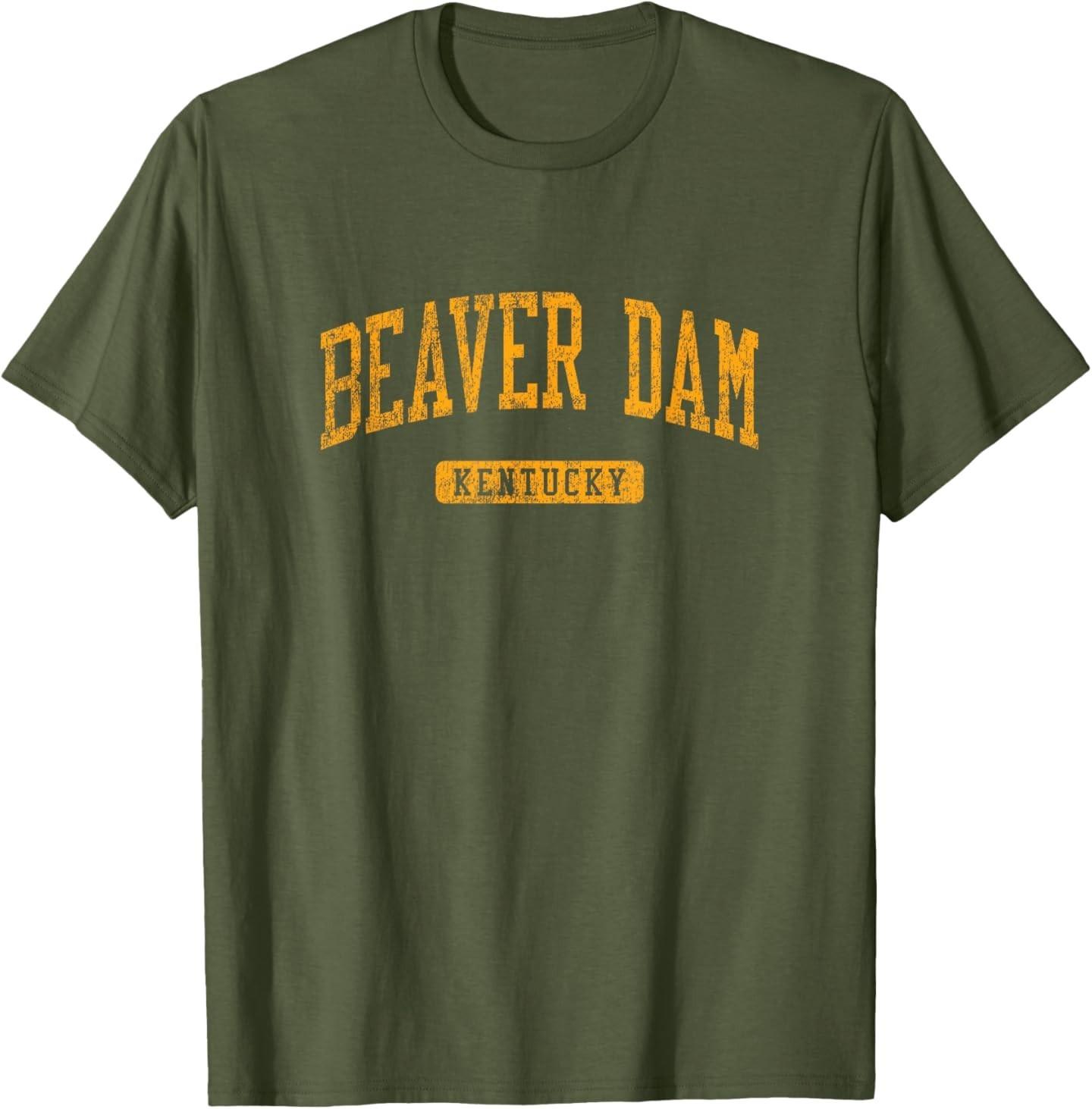 Beaver Dam KY Vintage Athletic Sports Design JG3 T-Shirt S разноцветный