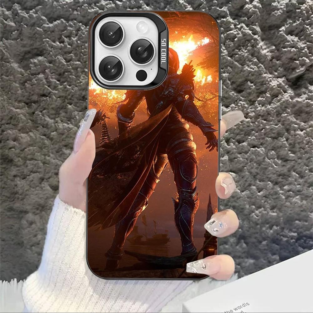 W-World Of W-Warcraft Phone Case For IPhone 16 15 14 13 12 11 Pro Max X XR XSMAX 8 7 Plus Matte Shockproof Back Cover