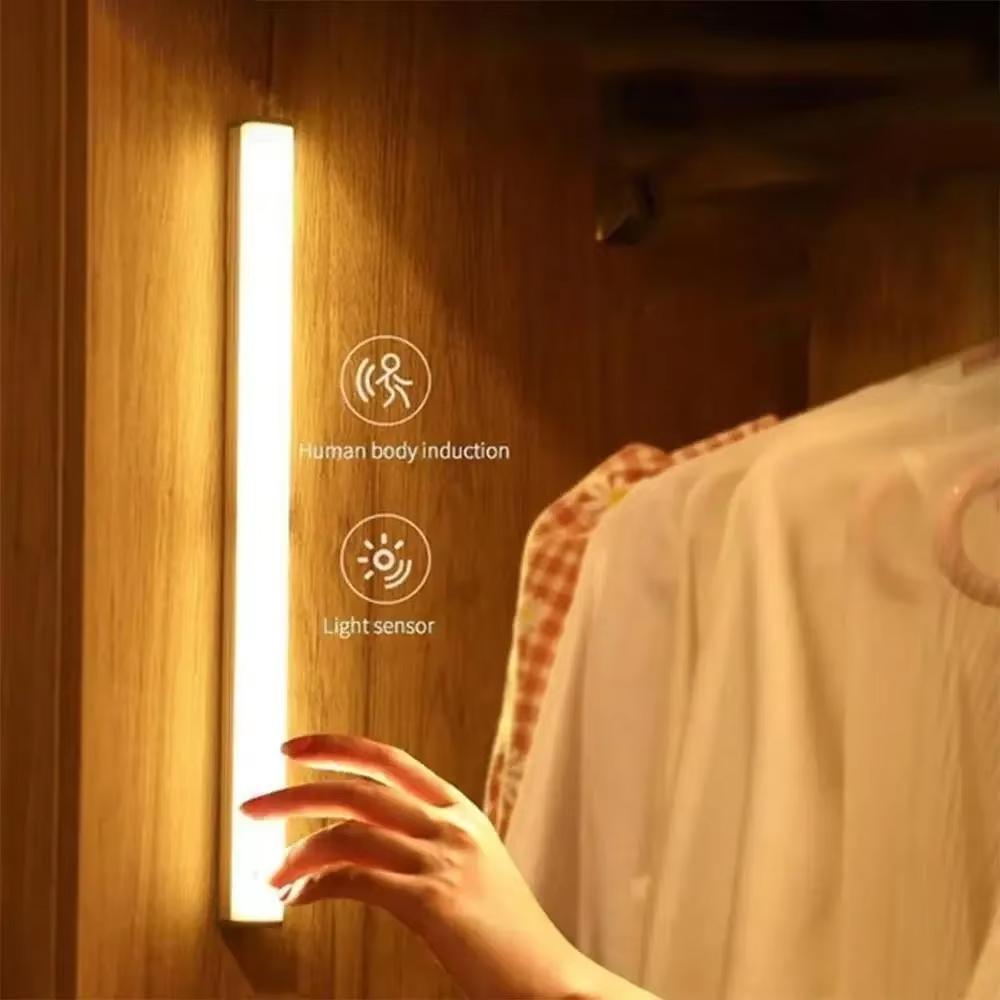Xiaomi Night Lights Wireless LED Motion Sensor Lamp USB Rechargeable Magnetic for Wardrobe Room Staircase Closet Kitchen Cabinet Lamp