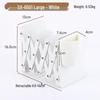 Metal Foldable Book Stand & Pen Holder: Large Desktop Bookend Storage Rack