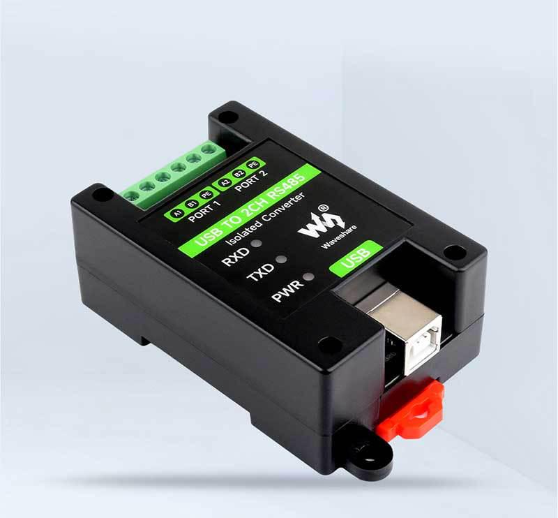 Industrial USB to Dual RS485 Isolation Converter with FT2232HL Chip