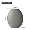 Nordic pottery Vase storage jar Creative Ceramic Crafts Flat circular vase ornament Hotel restaurant soft decorations