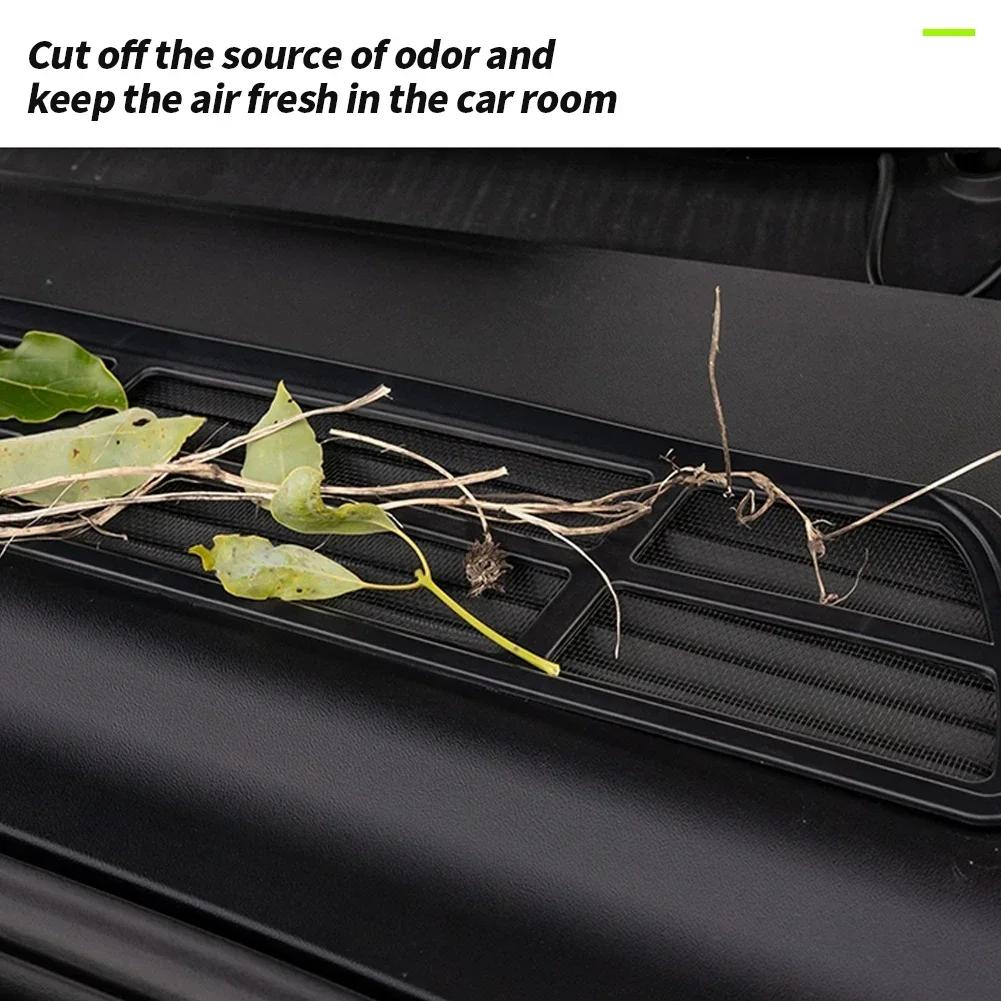 Insect-proof Net For Tesla Model Y Front Trunk Air-conditioning Cover Intake Grille Clean Air Inlet Protective Accessories 2024