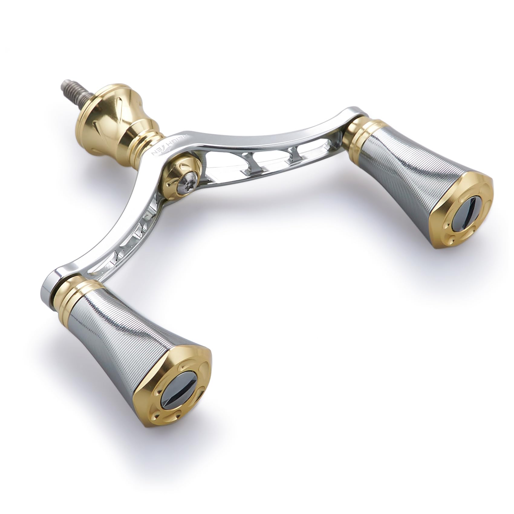 

Ручка катушки HEIGHTEN 80 мм с ручкой 20 мм для универсальной спиннинговой катушки Shimano Daiwa серии Tornado (Оружейная бронза и золото) (700)