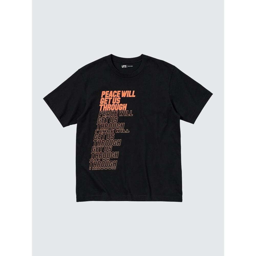 Uniqlo Peace For All Graphic T  shorT Sleeve Regular fiT  Shingo Kunieda