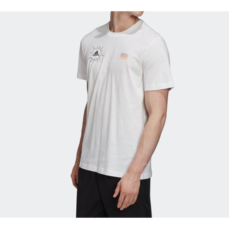 Adidas Koszulka piłkarska Tsubasa Germany z krótkim rękawem, męska, biała FQ7638