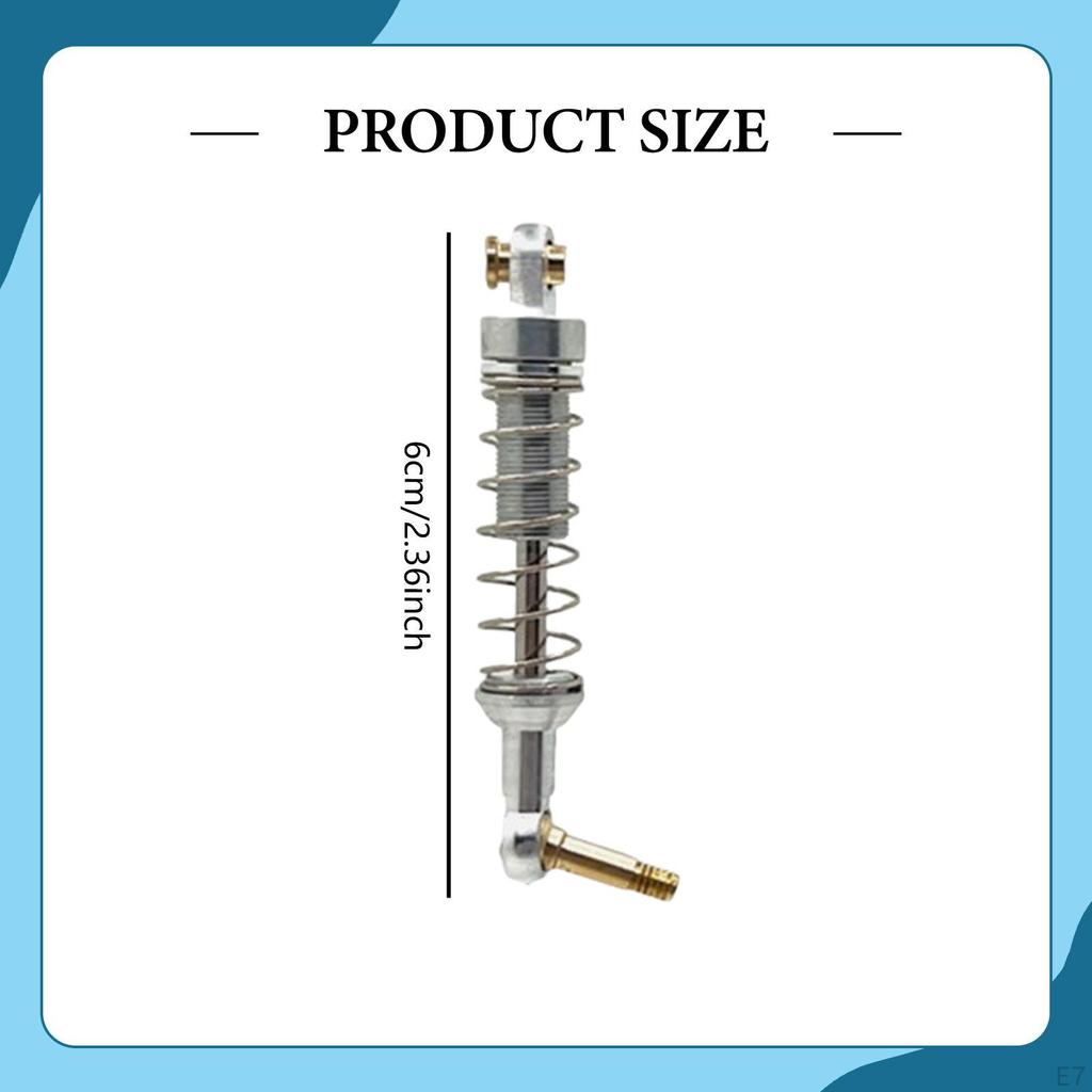 1/16 RC Car Shock Absorbers Spare Parts Aluminum with Mount Vehicle