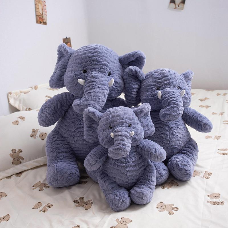 Elephant Plush Toy With Pp Cotton Filling For Baby Comfort And Home Decor