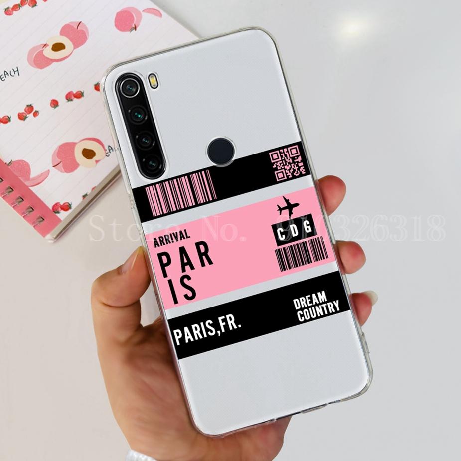 For Xiaomi Redmi Note 8 Case Redmi Note 8T Clear Silicone Soft Slim Phone Case For Xiaomi Redmi Note 8 Pro Note8 Back Cover Capa