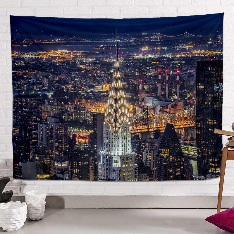 Scenery Wall Hanging Landscape Tapestry Wall Cloth Beach Mat Home Decoration Aesthetic Room Decor Decoration Mural Hippie Tapiz