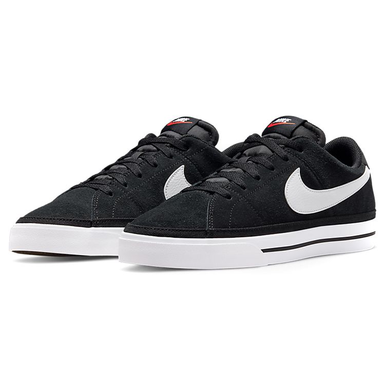 Nike Court Legacy Suede Čierne Biele Pánske Tenisky Gumené Svetlohnedé DH0956-001