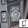 For BMW X1 F48 X2 F39 2016-2025 Real Carbon Fiber Sticker Gear Shift Multimedia Knob Panel Car inside decorative Accessories