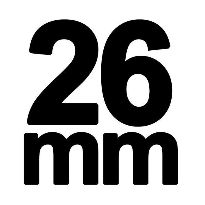 Trombones - APLI - 100 pièces - Acier nickelé - 26 mm - Métallique