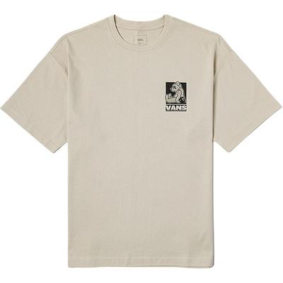 Off The Wall Girocollo Moda Versatile T-shirt Manica Corta T-shirt Unisex Avena VN000NMD2N1