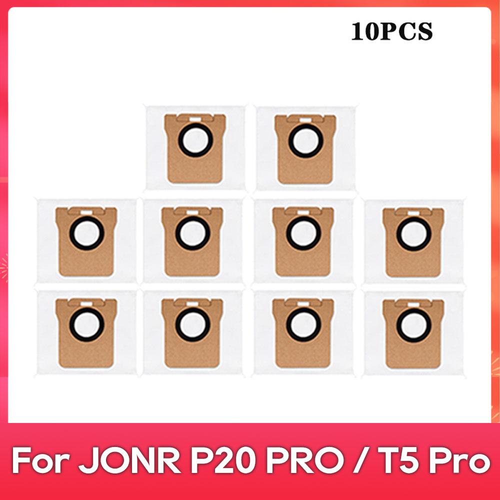 Passend für JONR P20 PRO / T5 Pro Roboter Staubsauger Zubehör Haupt-Seitenbürste Hepa-Filter Mopptuch Staubbeutel Ersatz