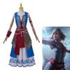 The Witcher 3 Wild Hunt Keira Cosplay Costume With Polyester Fabric For Halloween Themed Events