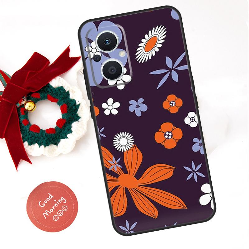 70s Hippie  Psychedelic Flowers Funda For OPPO Reno 14F 14 13 12 11 10 Pro 11F 12F 13F 7 8 Lite OPPO Find X8 X5 X9 Pro Case
