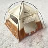 18.5cm Camping Tent Model Mini Outdoor Camping Tent Miniature Simulated Outdoor Tent Ornament Doll Small Tent Photo Props