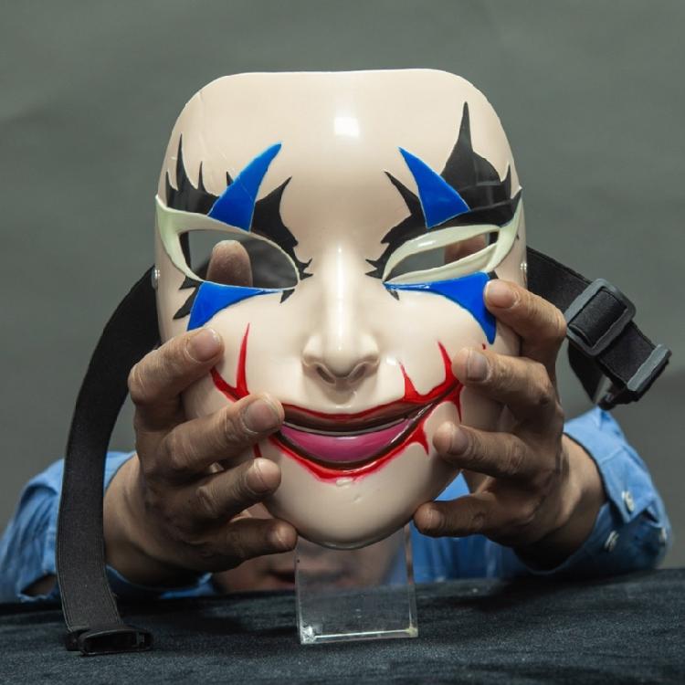 Tanjiro Kamado Mask Anime Mask Party Mask Masquerade Mask Cosplay Mask for Carnivals Halloween Dress up Costume Props
