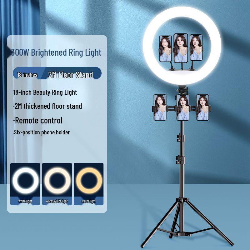 22-Inch Ring Light with Stand: Perfect for Mobile Streaming, Selfies, and TikTok.