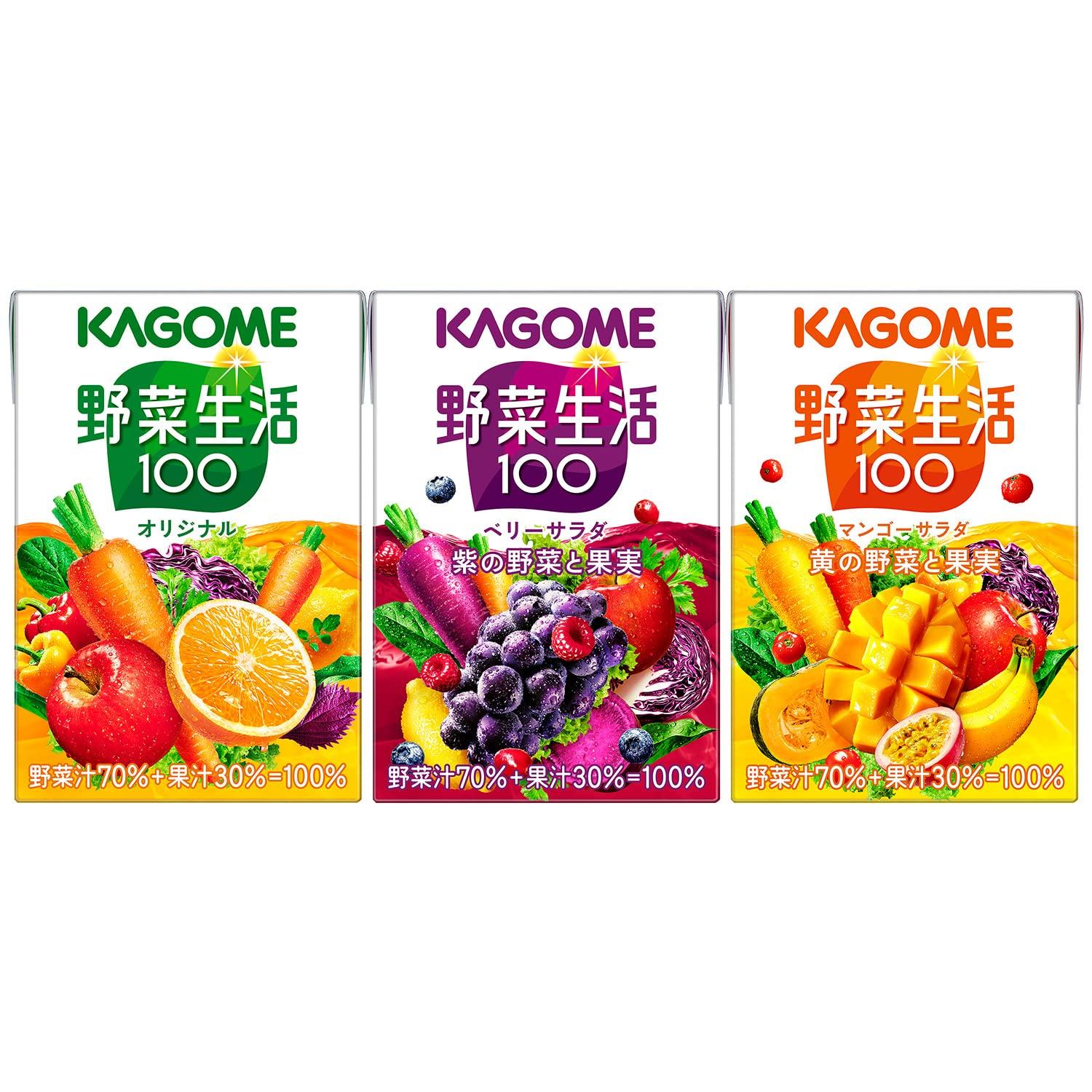 

Kagome Vegetable Life 100 набор из трех видов 100 млX12 это