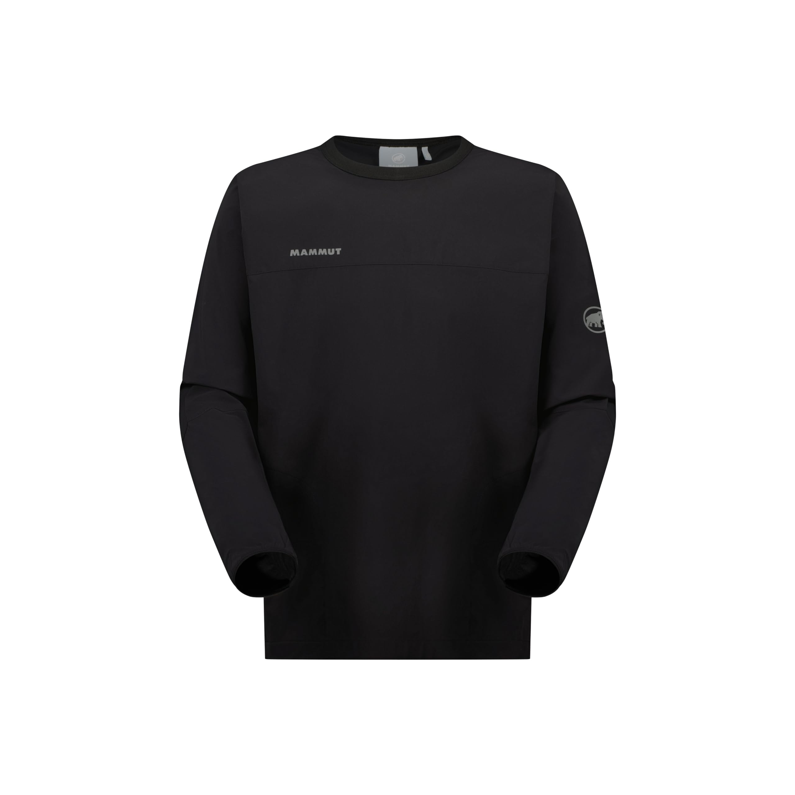 

Удобная футболка с круглым вырезом, азиатский крой AF, мужская, черная [Mammut] 1011-02400 чёрный