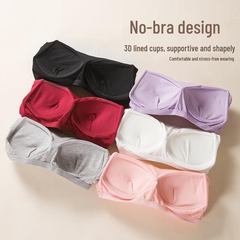 Women's Short-Sleeve Modal Tank with Chest Pad - No Bra Yoga Base Layer