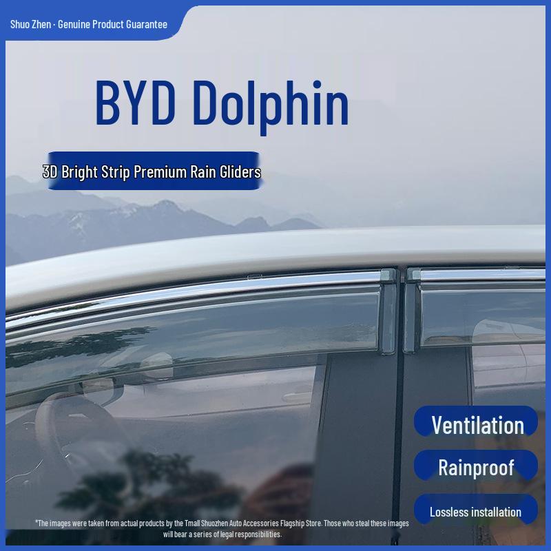 Deflettore Finestrino e Parapioggia BYD Dolphin: Protezione Sole/Pioggia per Modelli a Nuova Energia