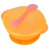 Baby Suction Bowl with Lid and Spoon Set Food Grade PP Machine Washable Baby Feeding Bowls