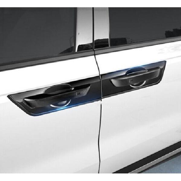 For Kia Carnival -2025 Glossy Black Side Car Door Handle molding Cover Trim