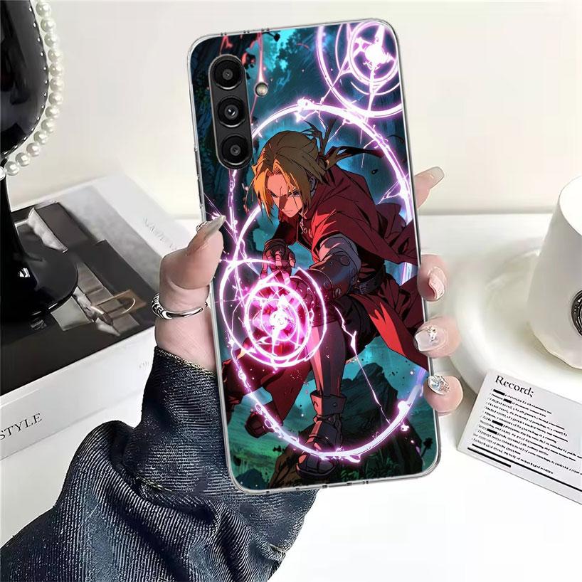Anime F-ullmetal A-Alchemist Phone Case For Samsung Galaxy A13 A14 A15 A16 A17 A53 A54 A55 A56 A57 A33 A34 A35 A36 A37 A23 A24 A