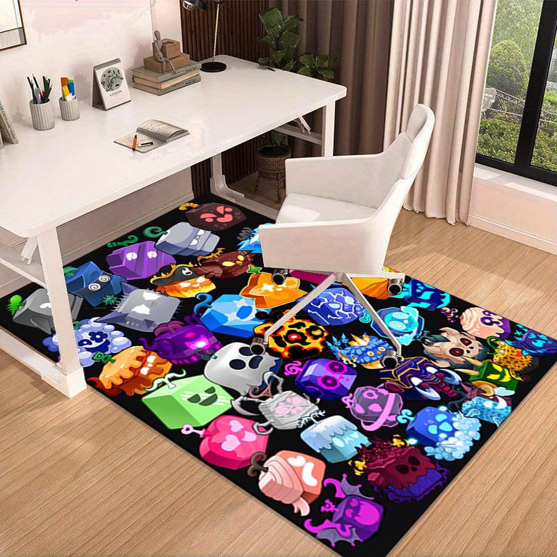Colorful Cube Creatures Carpet, Chair Rug,Rug for Office Bedroom living rooms, Doormat decor Fan Gift Christmas Gift
